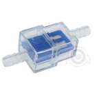 Vista delantera del filtro gasolina universal en stock
