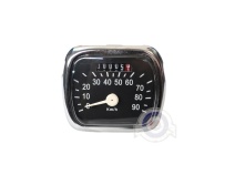 Vista frontal del cuenta kilometros Vespa 125 53-56 en stock