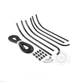 Vista delantera del kit guias suelo Vespa CL, DS y DN en stock
