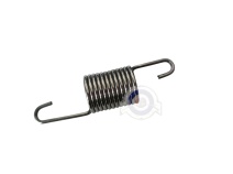Vista frontal del muelle caballete Vespa Inox en stock