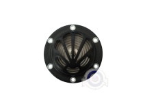 Vista delantera del claxon 6V Vespa y Vespino en stock