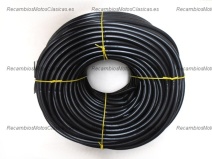 Vista delantera del funda cables electrico negro 12mm en stock