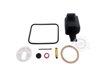 Vista delantera del kit reparacion Carburador Dellorto SH1, Lambretta en stock