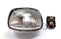 Vista delantera del optica faro Vespa Sprint, 160 en stock