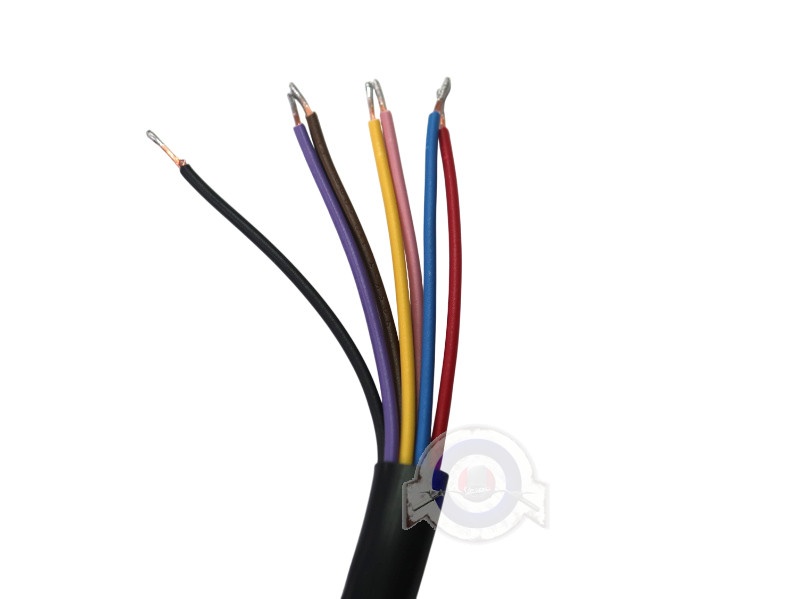 Foto detallada de instalacion electrica Vespa Super, SL