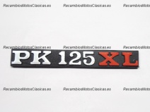 Vista principal del letrero Vespa PK125XL en stock