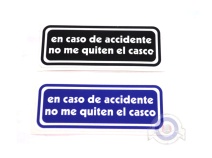 Producto relacionad Adhesivo “no me quiten el casco”