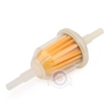 Vista frontal del filtro gasolina universal en stock