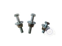 Vista delantera del kit tornillos guardabarros Vespa PKXL y Plurimatic en stock