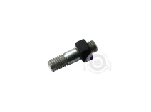 Vista frontal del esparrago escape Vespa en stock