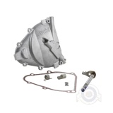 Vista frontal del tapa embrague POLINI Vespa Primavera en stock
