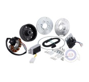 Vista delantera del kit conversion encendido electronico Vespa ´53-´58 en stock