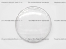 Vista frontal del cristal optica faro Vespa DS, CL en stock