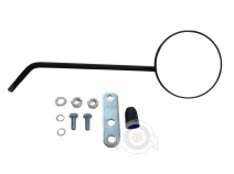 Vista frontal del espejo retrovisor 22cm DERECHO Vespa en stock