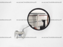 Vista delantera del espejo bordon Derecho 105mm diametro Vespa/Lambretta en stock