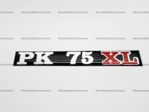 Vista frontal del adhesivo resina Vespa PK 75 XL en stock