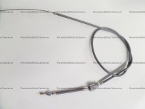 Vista frontal del cable freno delantero completo en stock