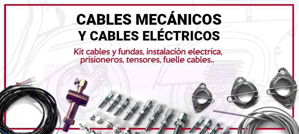 Cables mecánicos y eléctricos Vespa