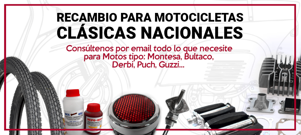 Recambios motos clásicas nacionales