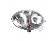 Vista delantera del optica faro Vespa ET4 en stock