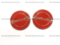 Producto relacionad Juego 2 letreros horquilla Lambretta