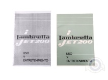 Instrucciones de uso y entretenimiento Lambretta Jet 200