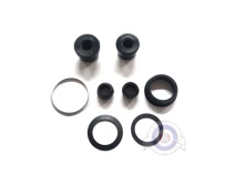 Vista frontal del kit antivibracion mando Lambretta S3 en stock