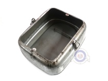 Vista frontal del baul trasero Lambretta D (Patinete) en stock