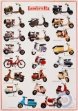 Vista frontal del poster Lambretta en stock