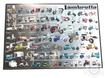 Vista delantera del poster Lambretta en stock