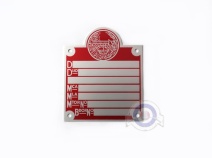 Producto relacionad Placa Ministerio roja