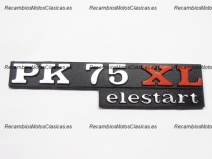 Letrero Vespa PK75XL Elestart