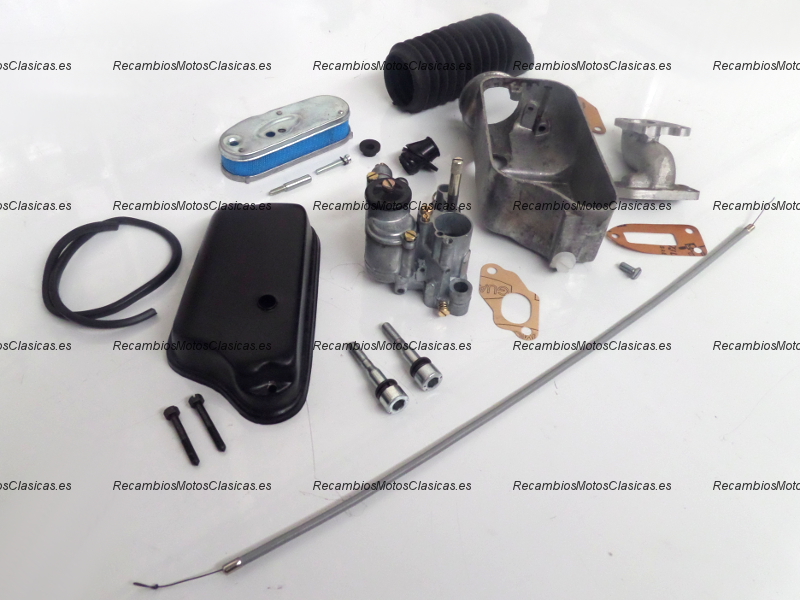 Foto 2 detallada de kit carburador Vespa 150 y 160