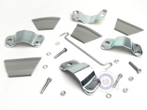 Vista principal del kit soportes Lambretta S3 en stock