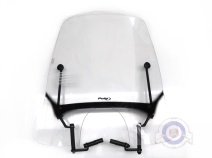 Vista frontal del cupula Puig Vespa LX en stock