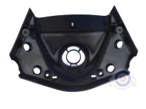 Vista frontal del tapa manillar Vespa T5 y TX inferior en stock