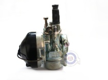 Vista frontal del carburador SHA-14/14 PUCH y TORROT en stock