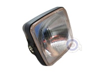 Vista frontal del optica faro Delantero Rinder en stock