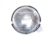 Vista delantera del optica faro SIEM Vespa PKS, PKXL en stock