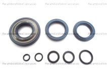 Vista frontal del kit retenes motor Vespa en stock