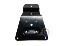 Vista frontal del portamatriculas Vespino F18 en stock