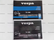 Vista principal del catalogo anexo Vespa TX 200 en stock