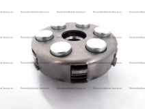 Vista frontal del embrague Vespa 125CL / 150CL Completo en stock