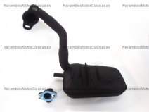 Vista delantera del escape Vespa PKS, PKXL y FL SITO PLUS en stock