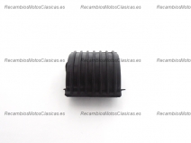 Vista principal del goma pedal arranque Negro Vespa en stock