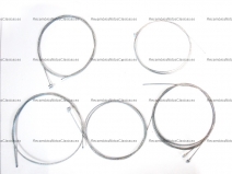 Kit Cables Trenzados Vespa 50/75/Super/SL