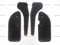 Vista frontal del kit Gomas Suelo Serveta Lambretta en stock