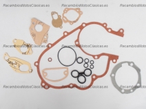 Vista delantera del kit juntas motor Vespa 200 CON engrase en stock