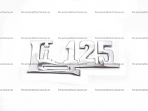 Letrero frontal Lambretta Li125