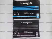 Vista frontal del manual Vespa T5 Sport en stock